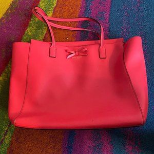 Large Bright Pink Kate Spade Tote bag